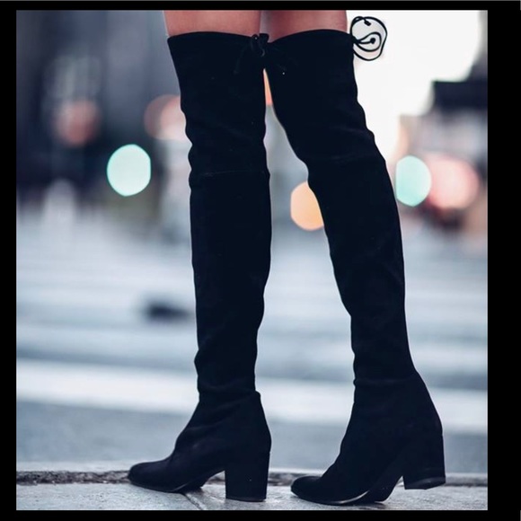 Stuart Weitzman Shoes - Stuart Weitzman OTK Tieland Suede boot